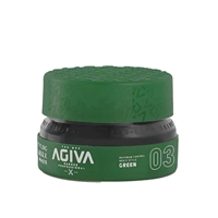 Agiva - Wax Matte Paste Green - 03 - 155ml