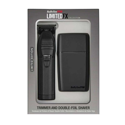 BaBylissPRO - LimitedFX Matte Black Trimmer & Shaver Duo