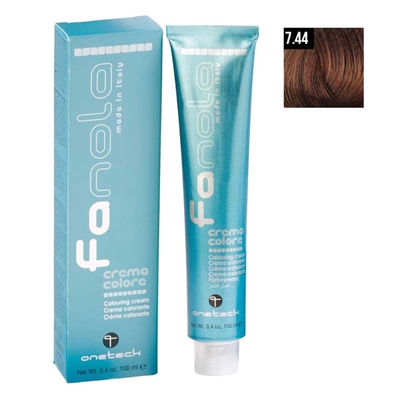 Fanola - 7.44 Intense Copper Medium Blonde - 100ml