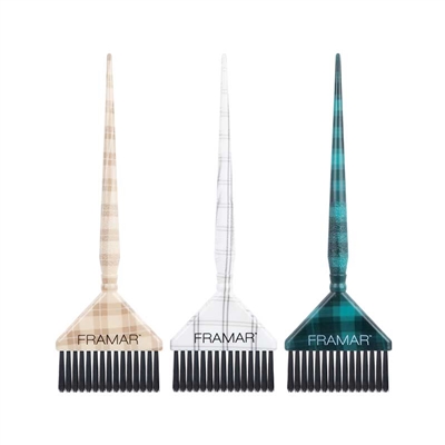 Framar - Plaid Hair Day Big Daddy Brush Set